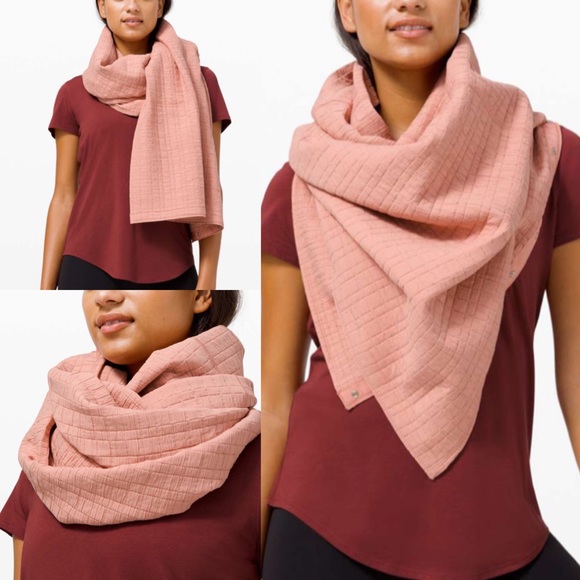 lululemon athletica Accessories - Lululemon Vinyasa Scarf *Quilt - Pink Pastel